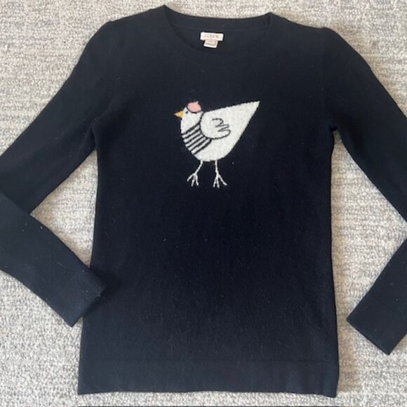 J Crew French Hen Sweater Womens Wool Cashmere Blend Size XSS - Picture 1 of 2